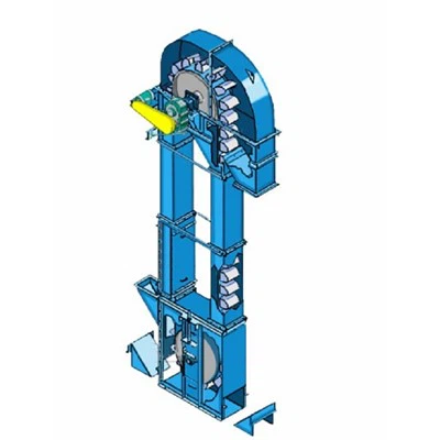 Ascensor de galledes tipus cadena